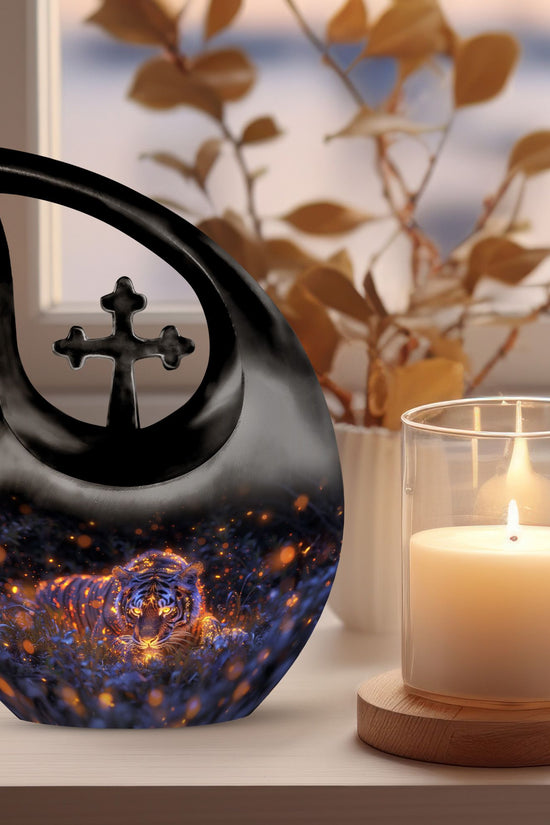 Tiger Urns For Ashes - Small Funeral Urns