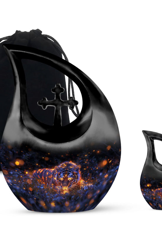 Tiger Urns For Ashes - Small Funeral Urns