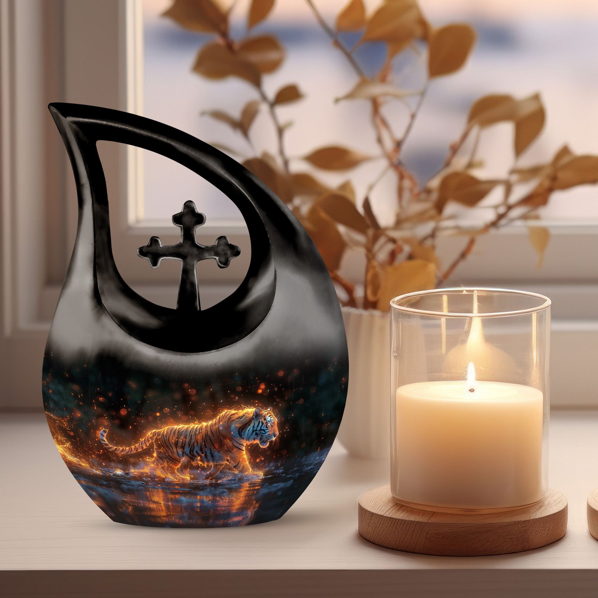 Tiger Urns For Ashes - Funeral Urn Ashes