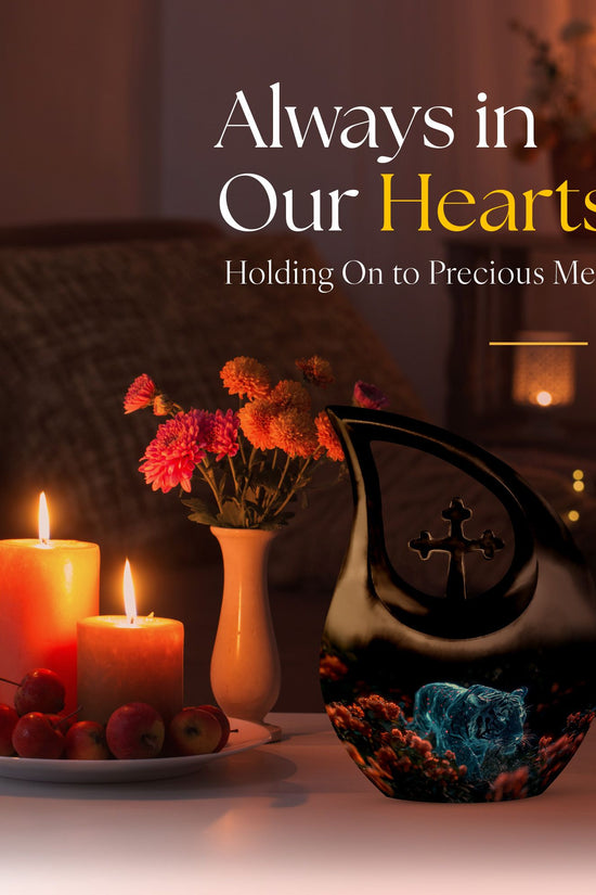 Tiger Urns For Ashes - Funeral Urns For Human Ashes Small