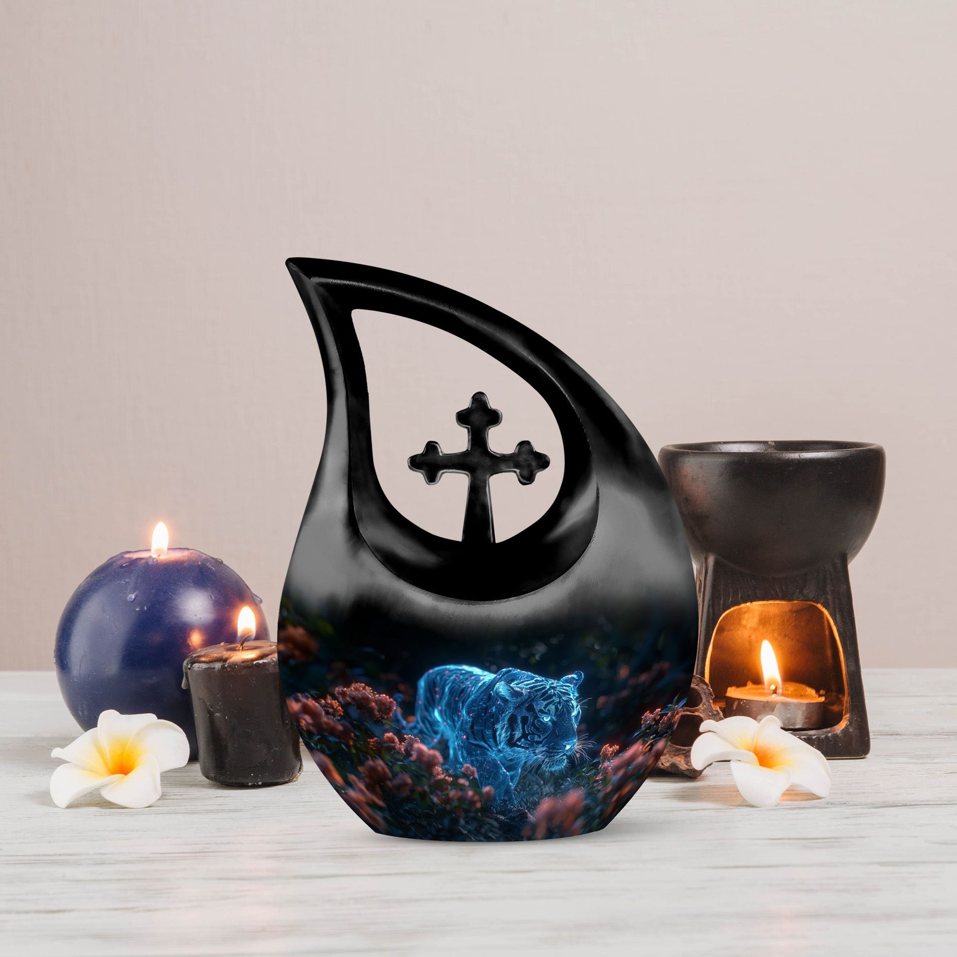 Tiger Urns For Ashes - Funeral Urns For Human Ashes Small