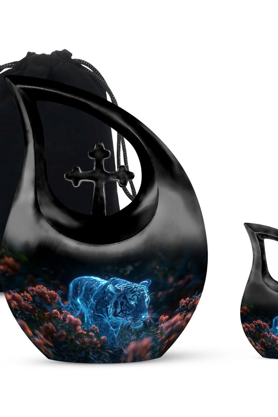 Tiger Urns For Ashes - Funeral Urns For Human Ashes Small