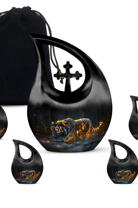 Tiger Urns For Ashes - Funeral Earn