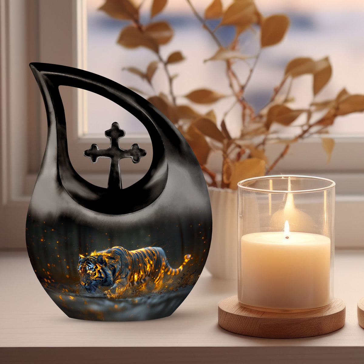 Tiger Urns For Ashes - Funeral Urn