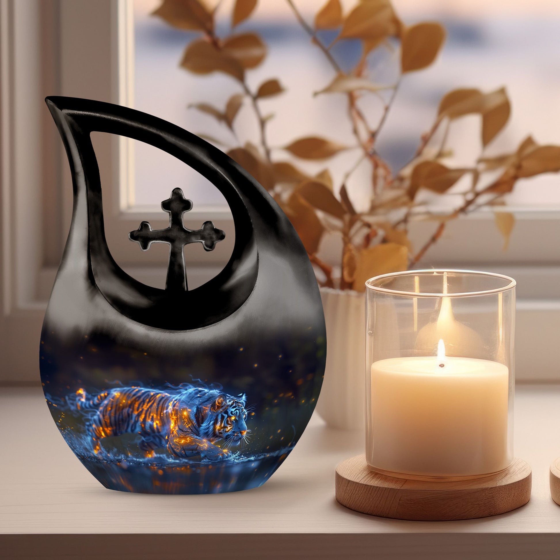 Tiger Urns For Ashes - Funeral Ashes Urn