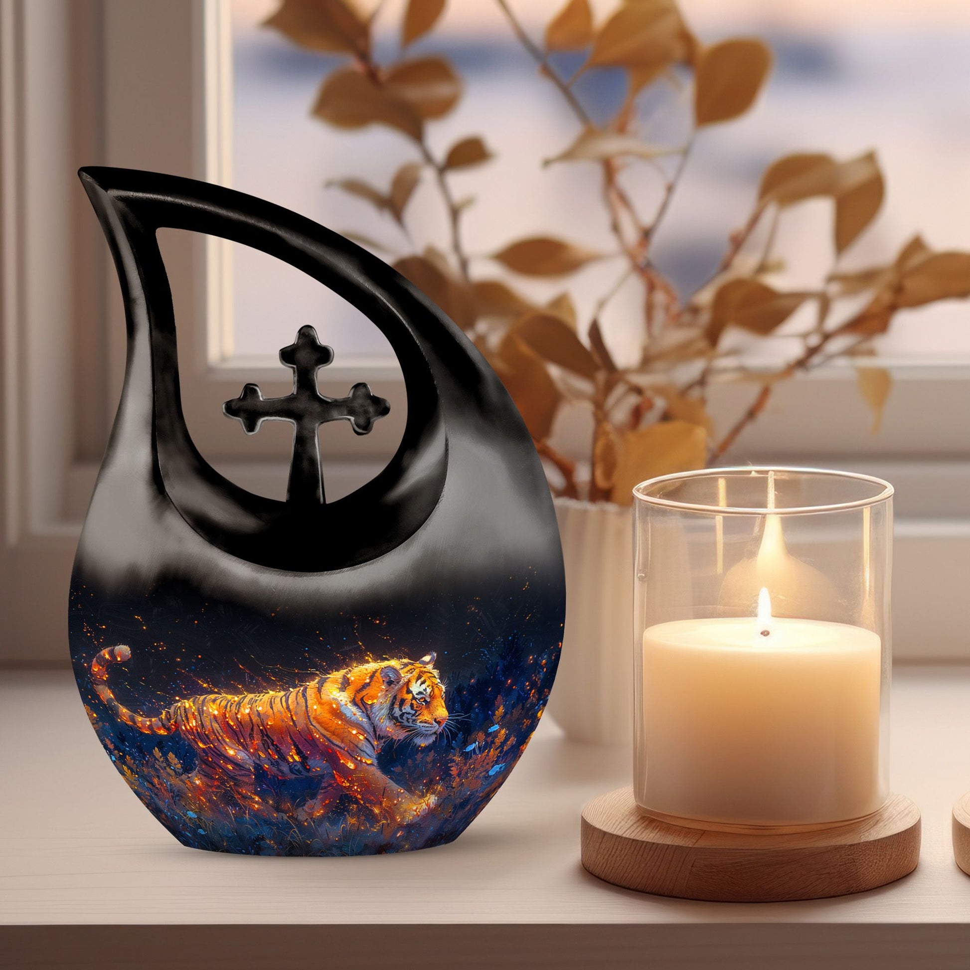 Tiger Urns For Ashes - Keepsake Funeral Urns