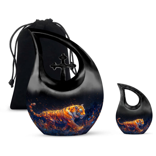 Tiger Urns For Ashes - Keepsake Funeral Urns