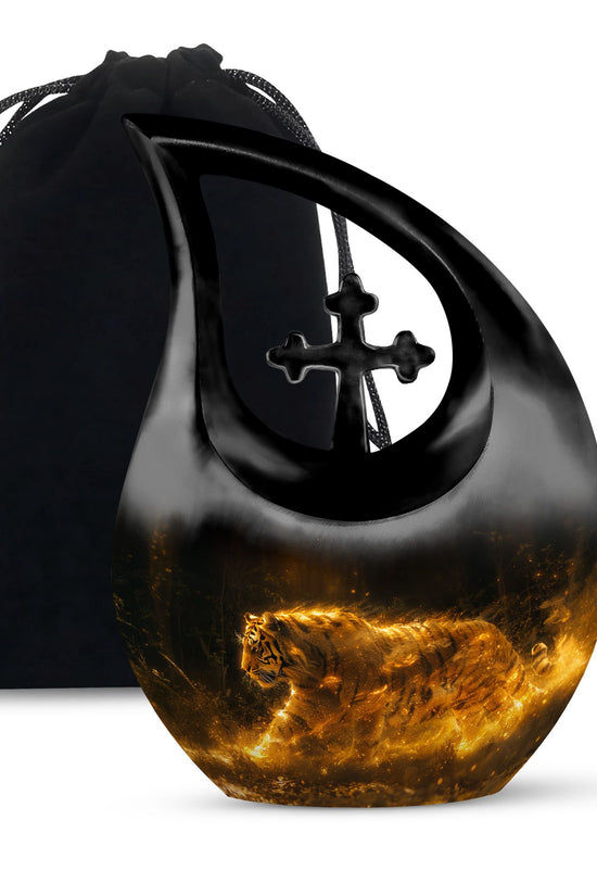 Tiger Urns For Ashes - Mini Keepsake Funeral Urn