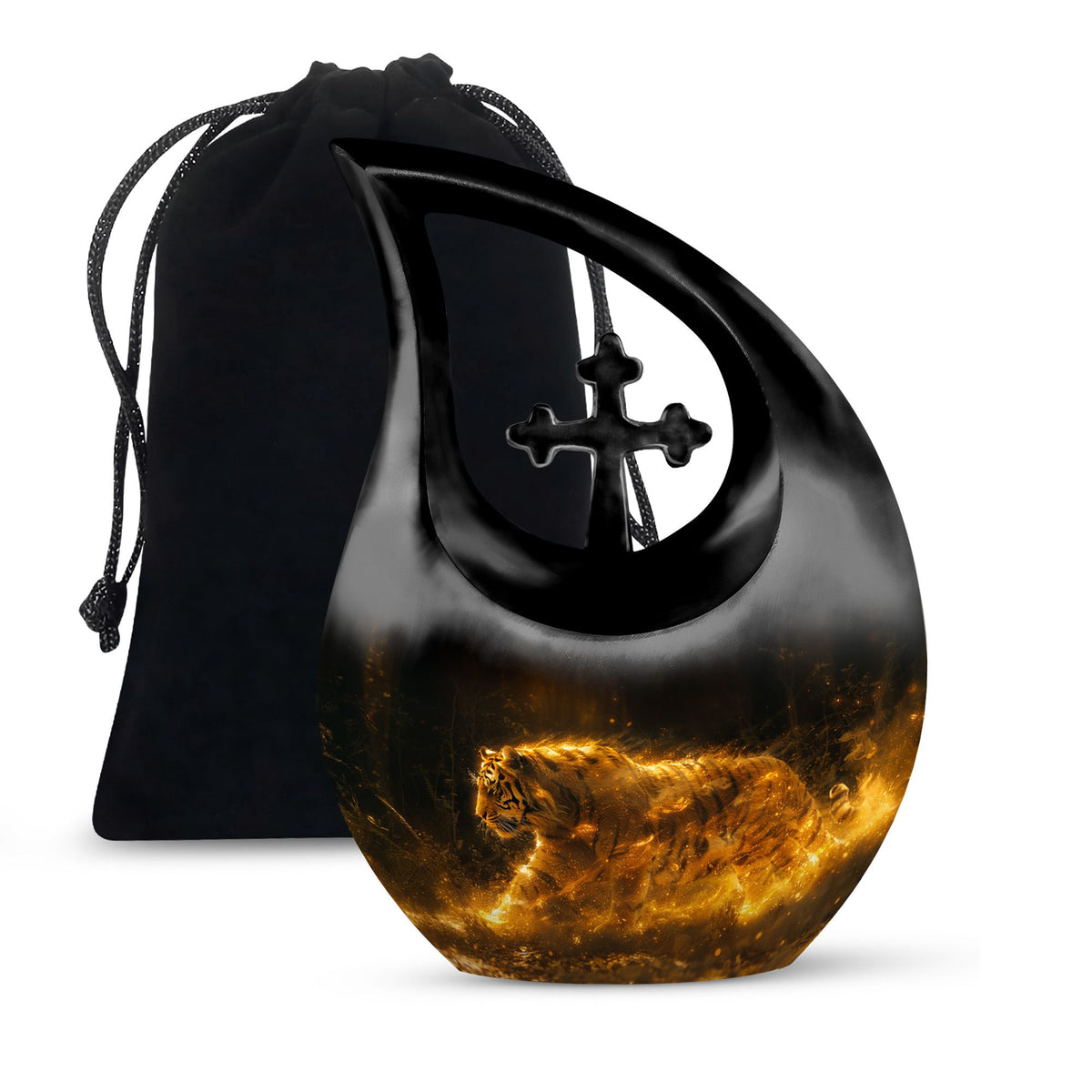 Tiger Urns For Ashes - Mini Keepsake Funeral Urn