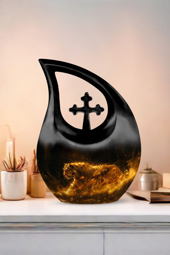 Tiger Urns For Ashes - Mini Keepsake Funeral Urn
