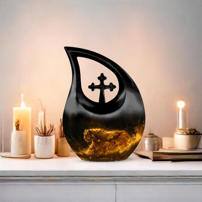 Tiger Urns For Ashes - Mini Keepsake Funeral Urn