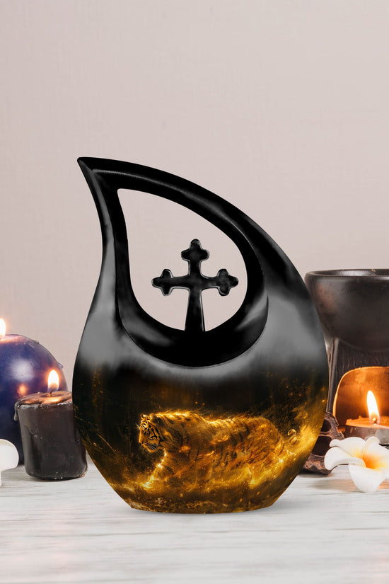 Tiger Urns For Ashes - Mini Keepsake Funeral Urn