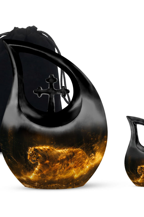 Tiger Urns For Ashes - Mini Keepsake Funeral Urn