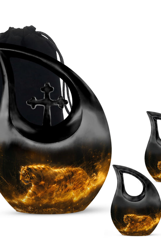 Tiger Urns For Ashes - Mini Keepsake Funeral Urn