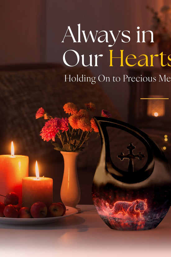 Tiger Urns For Ashes - Funeral Urn Adult