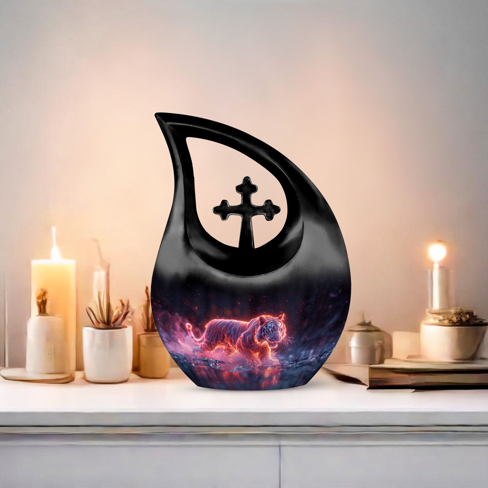 Tiger Urns For Ashes - Funeral Urn Adult