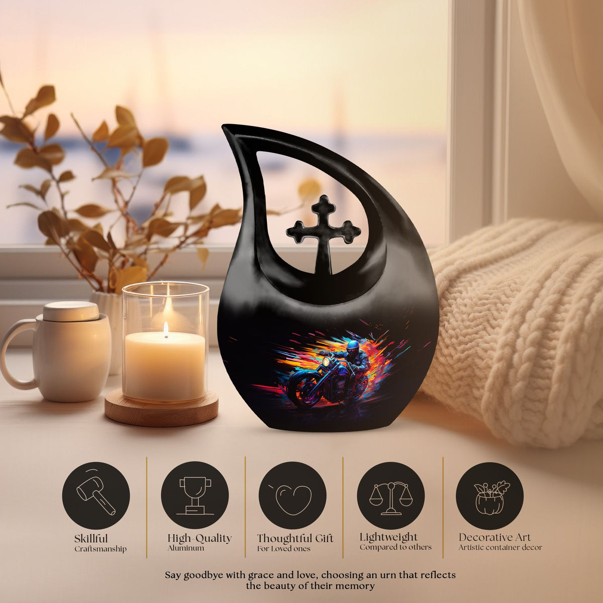 Bike Urns For Ashes - Cremation Keepsakes Urns