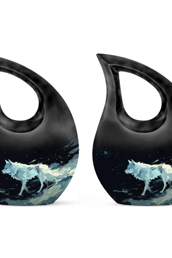Wolf Urns For Ashes - Urn For Cremation