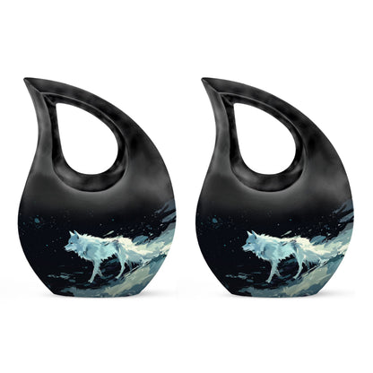 Wolf Urns For Ashes - Urn For Cremation