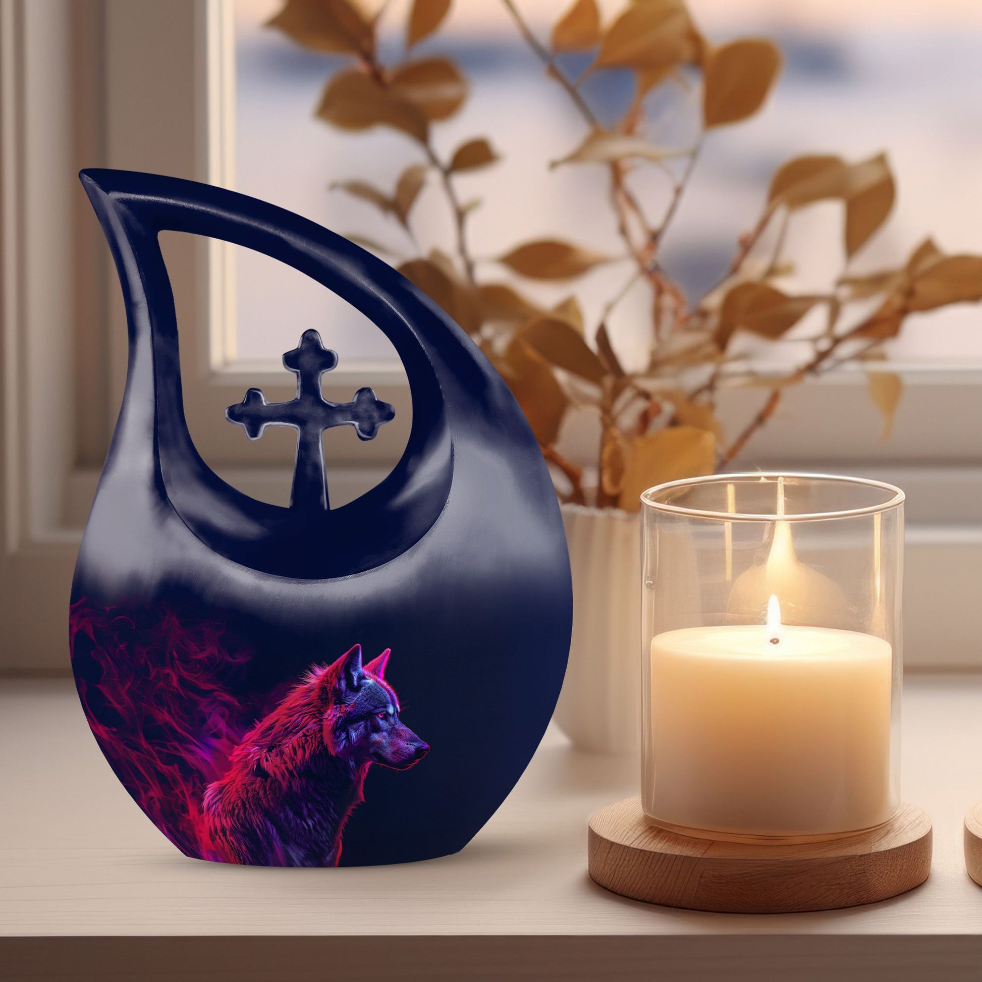 Wolf Urns For Ashes - Urns Cremation