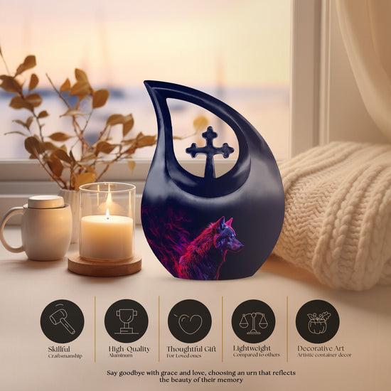 Wolf Urns For Ashes - Urns Cremation