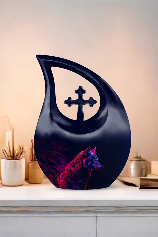 Wolf Urns For Ashes - Urns Cremation