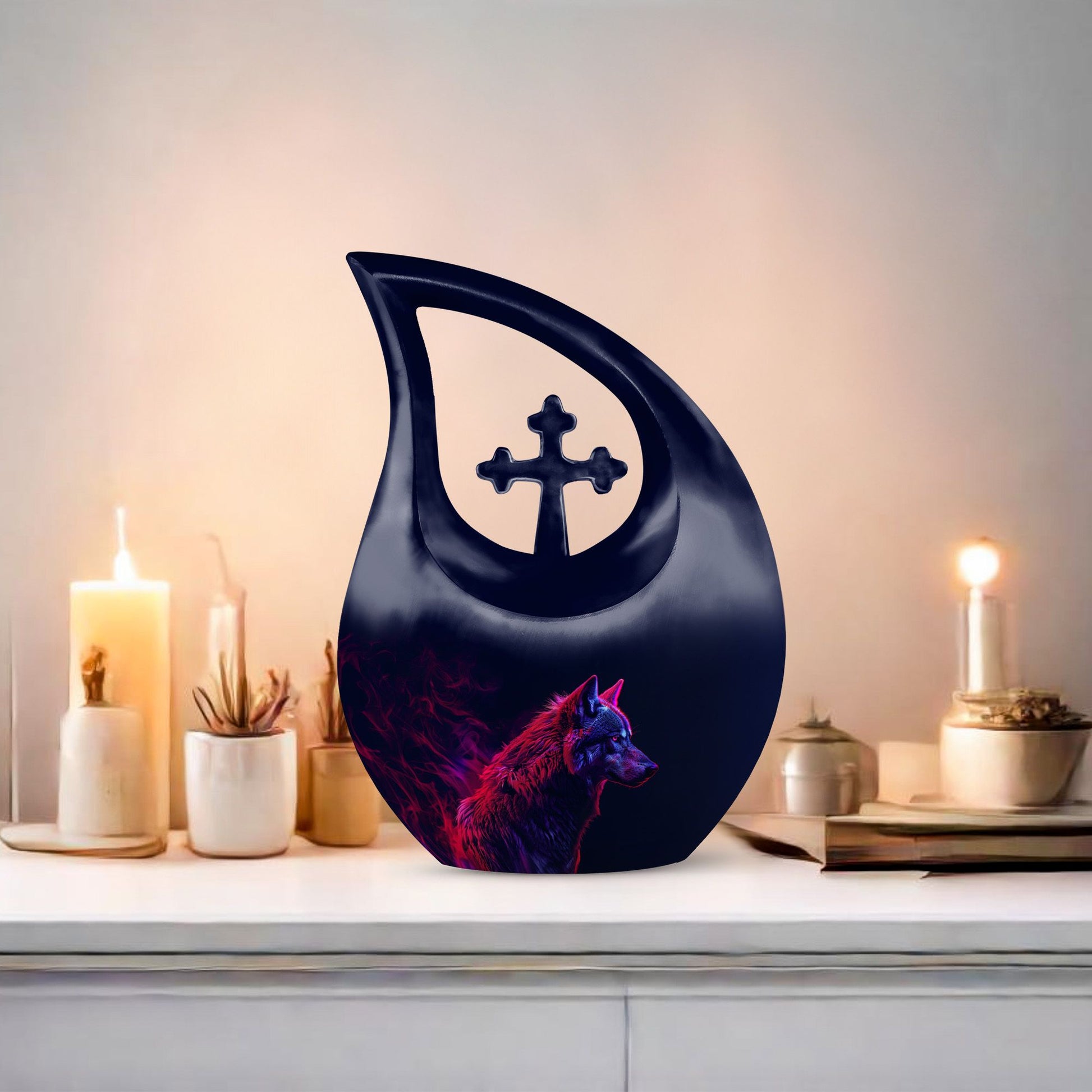 Wolf Urns For Ashes - Urns Cremation