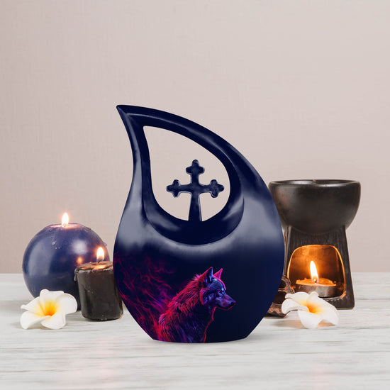 Wolf Urns For Ashes - Urns Cremation