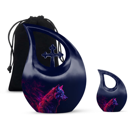 Wolf Urns For Ashes - Urns Cremation