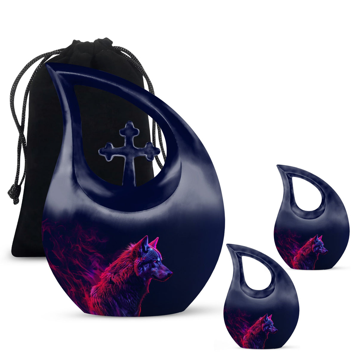 Wolf Urns For Ashes - Urns Cremation