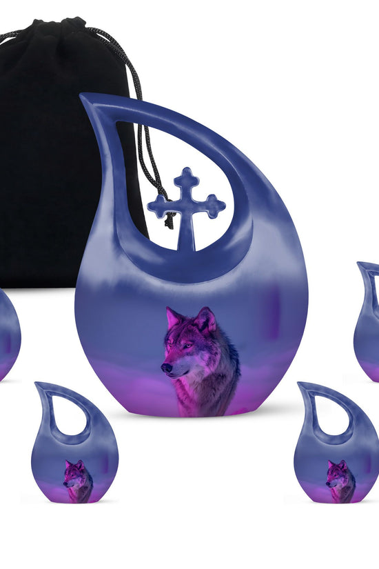Wolf Urns For Ashes - Cremation Urns For Human