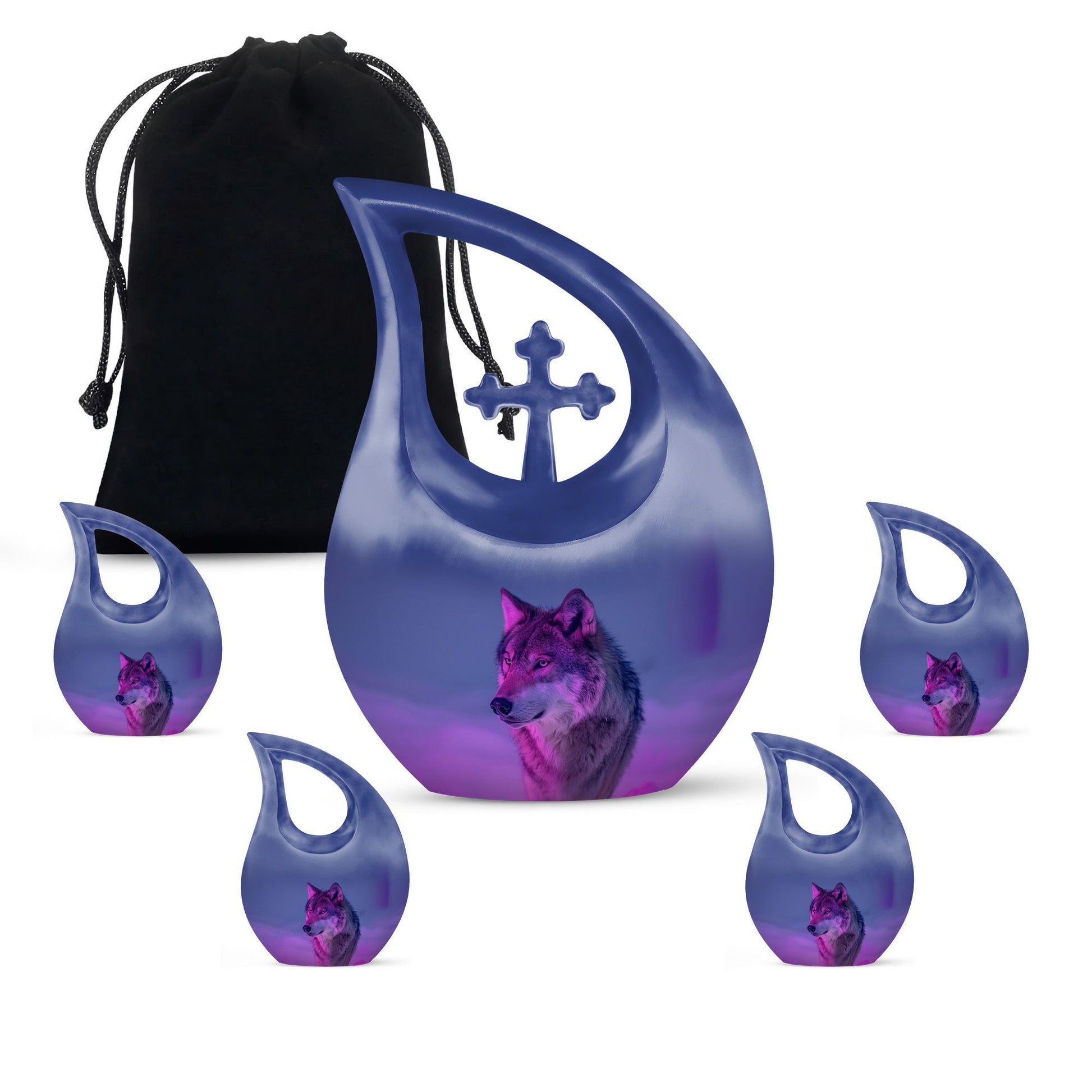 Wolf Urns For Ashes - Cremation Urns For Human
