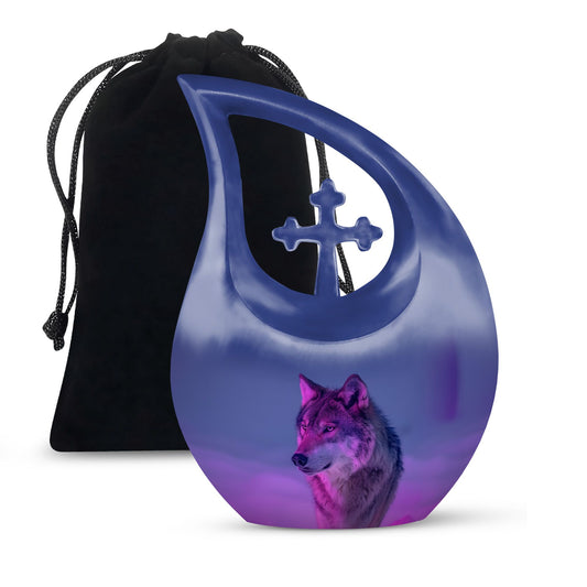 Wolf Urns For Ashes - Cremation Urns For Human