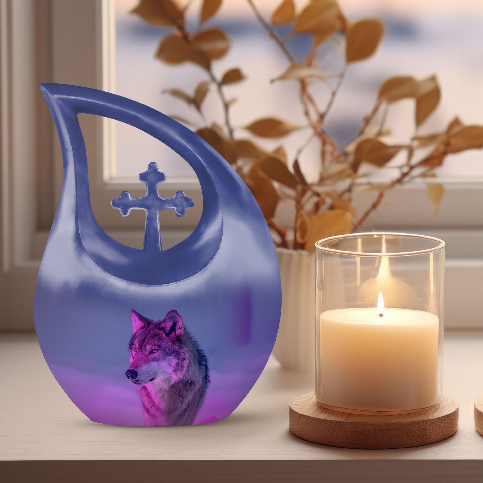 Wolf Urns For Ashes - Cremation Urns For Human