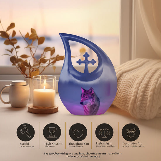 Wolf Urns For Ashes - Cremation Urns For Human