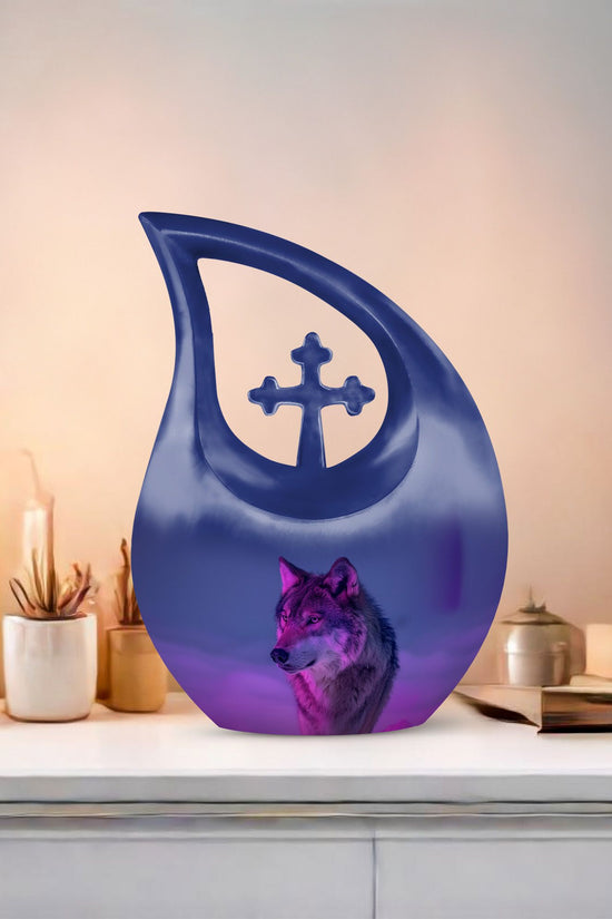 Wolf Urns For Ashes - Cremation Urns For Human