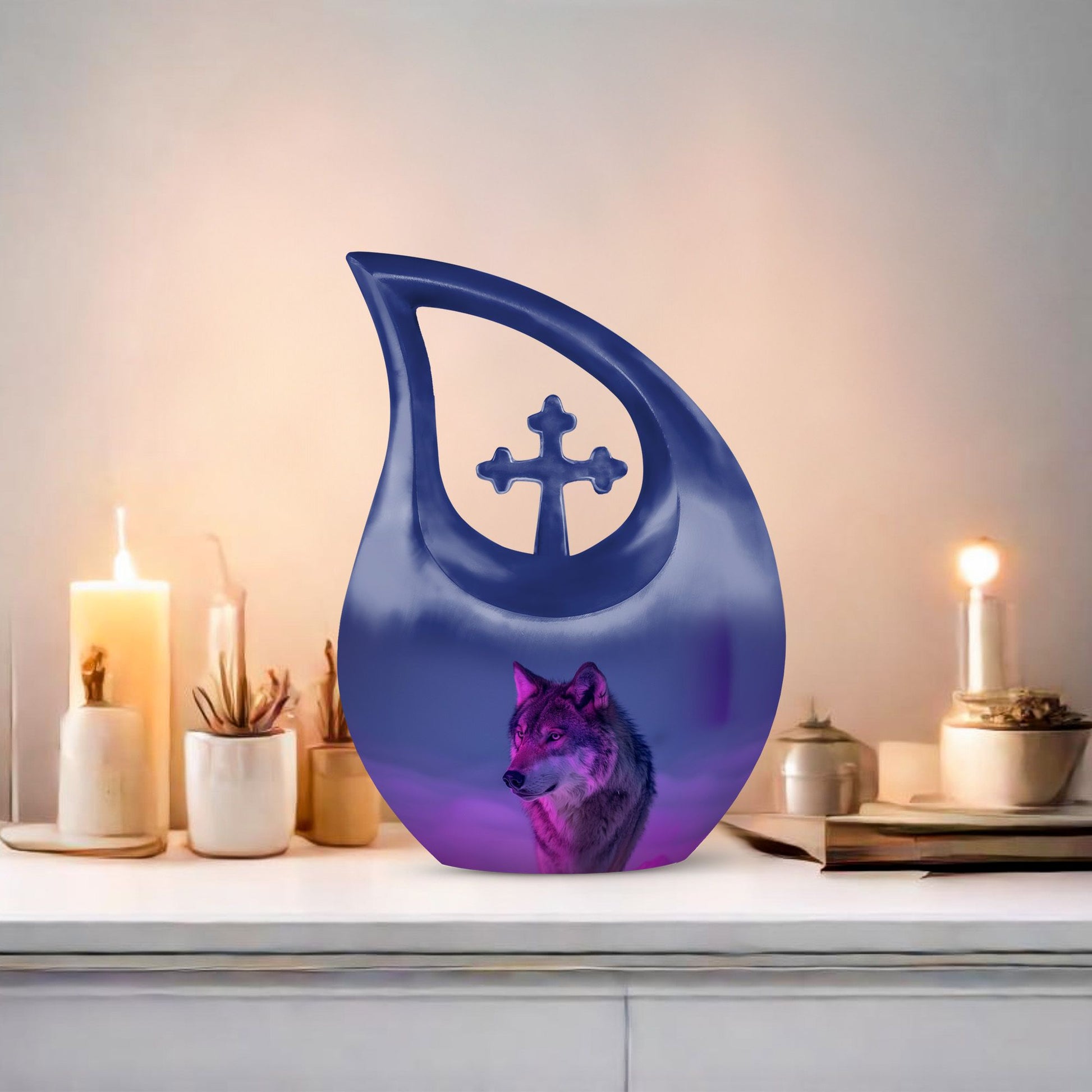 Wolf Urns For Ashes - Cremation Urns For Human