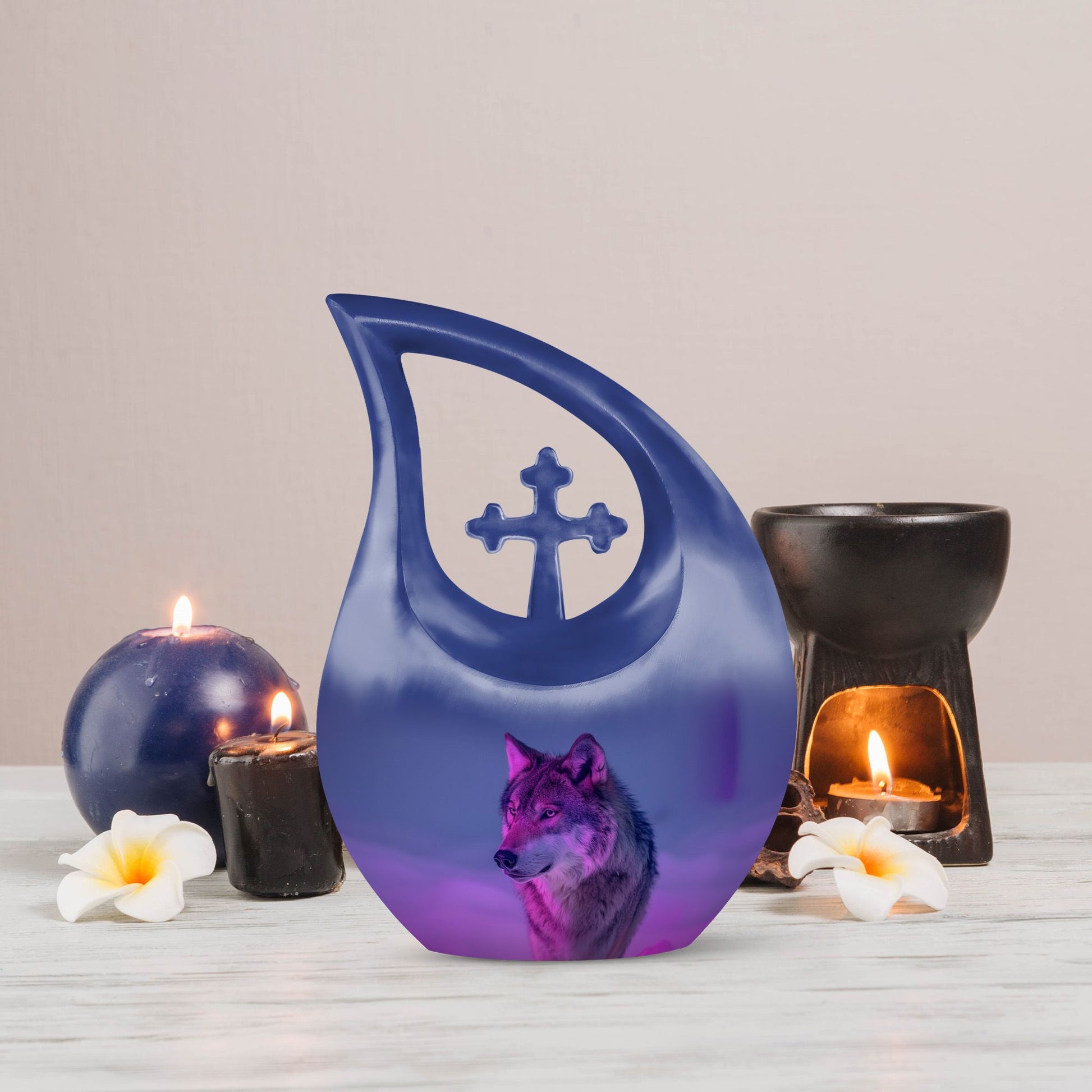 Wolf Urns For Ashes - Cremation Urns For Human