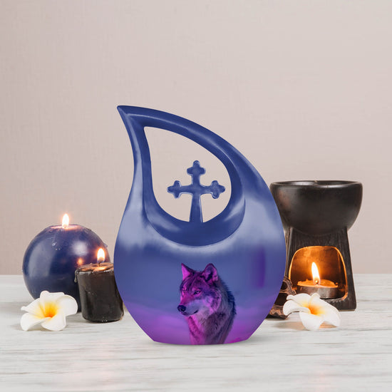 Wolf Urns For Ashes - Cremation Urns For Human