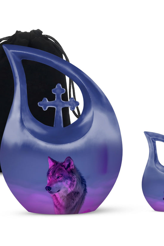 Wolf Urns For Ashes - Cremation Urns For Human
