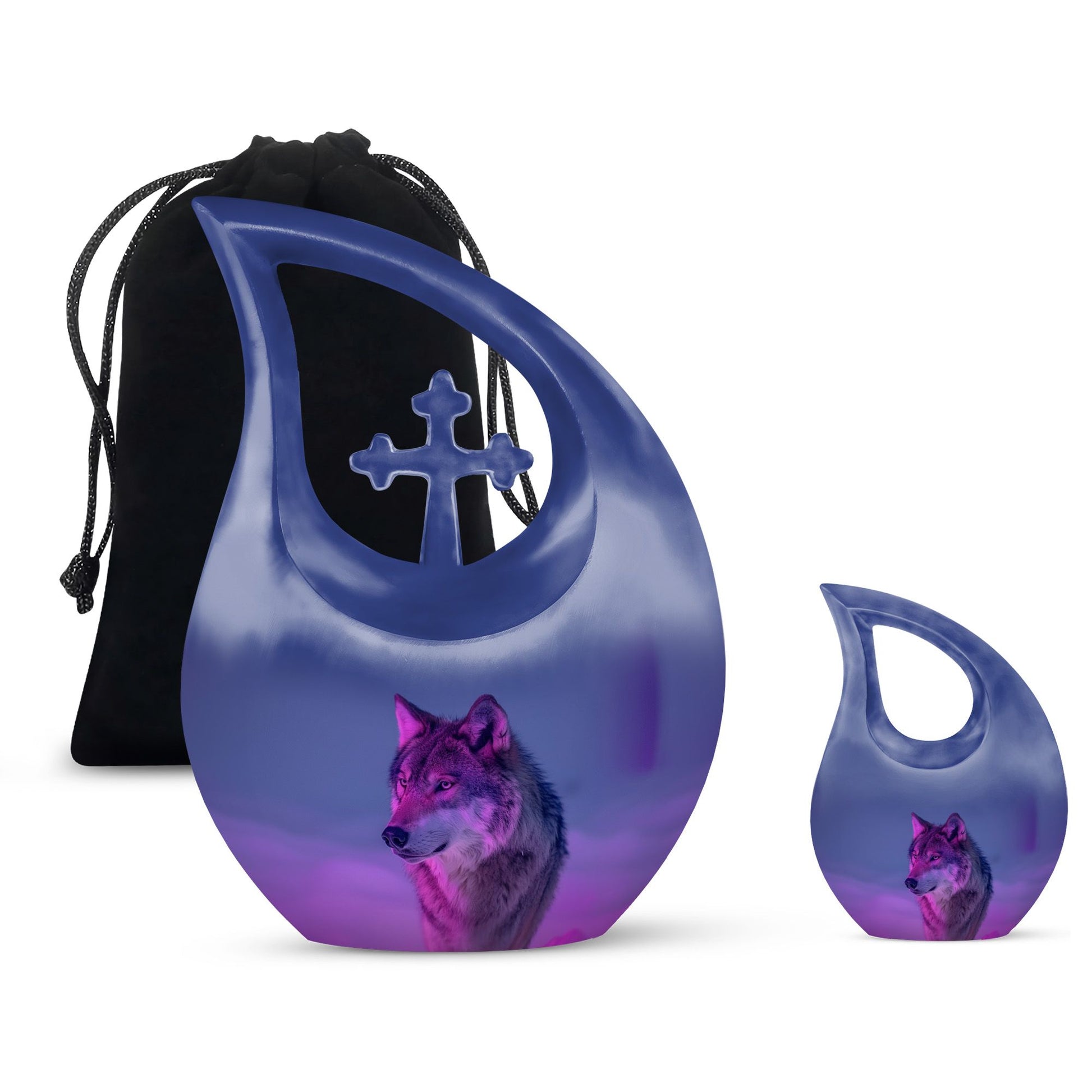 Wolf Urns For Ashes - Cremation Urns For Human