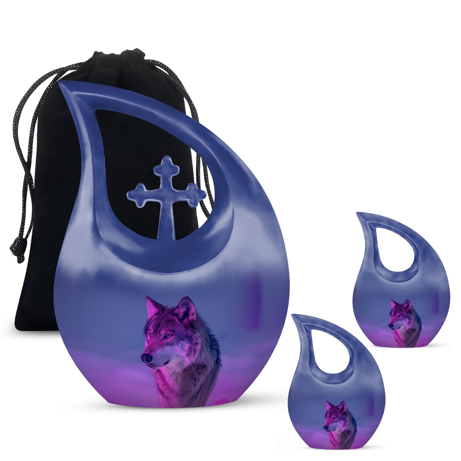 Wolf Urns For Ashes - Cremation Urns For Human