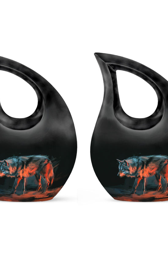 Wolf Urns For Ashes - Cremation Urns For Adults