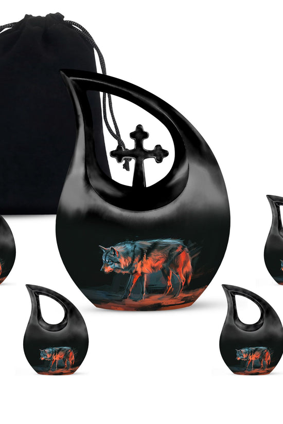 Wolf Urns For Ashes - Cremation Urns For Adults