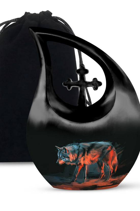 Wolf Urns For Ashes - Cremation Urns For Adults