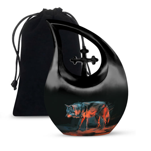 Wolf Urns For Ashes - Cremation Urns For Adults