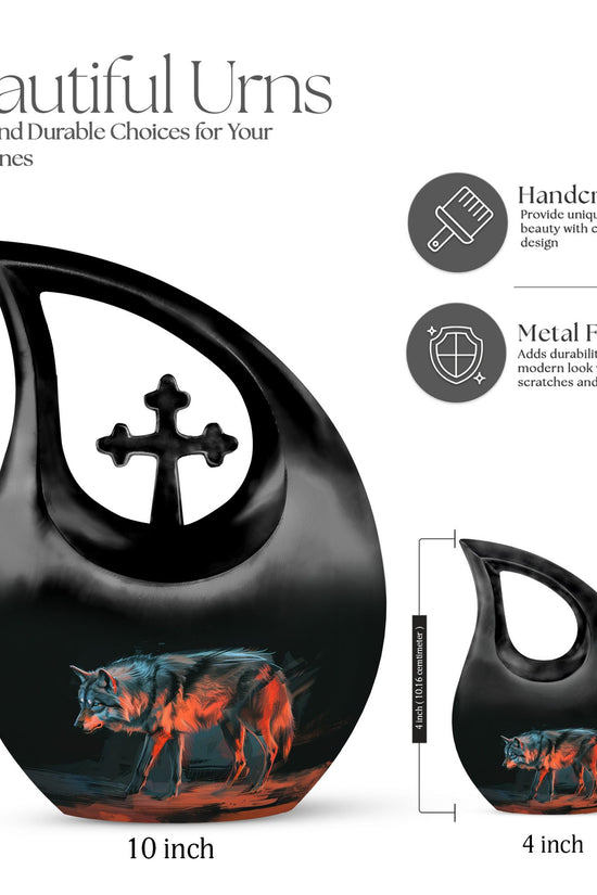 Wolf Urns For Ashes - Cremation Urns For Adults