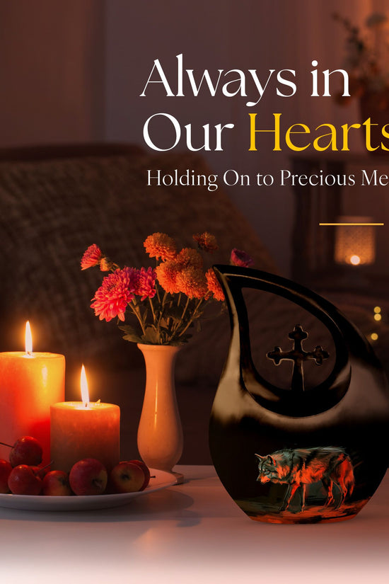Wolf Urns For Ashes - Cremation Urns For Adults