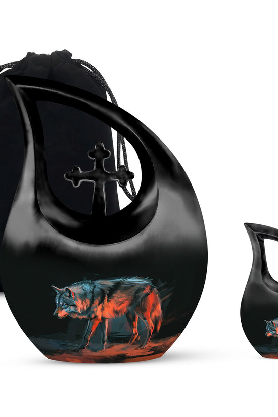 Wolf Urns For Ashes - Cremation Urns For Adults