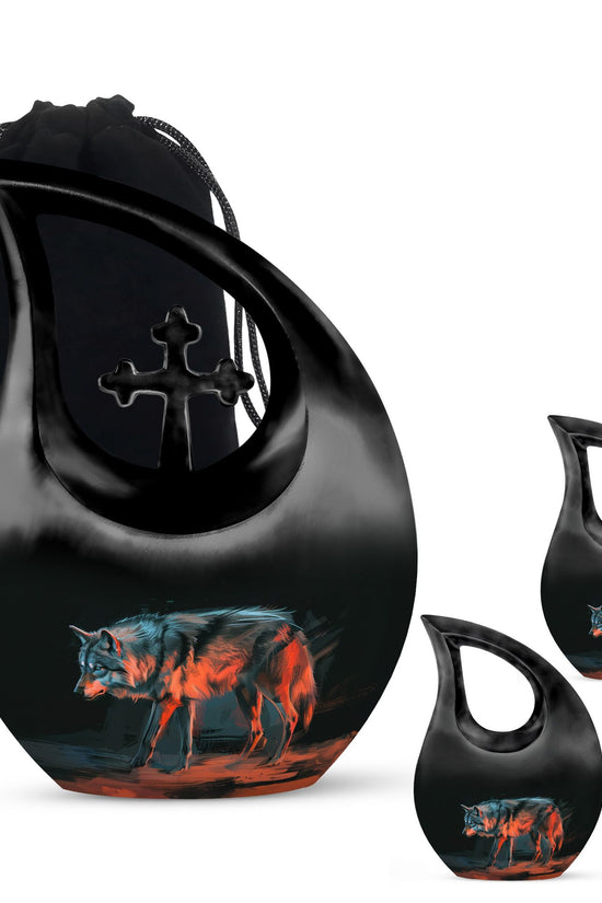 Wolf Urns For Ashes - Cremation Urns For Adults